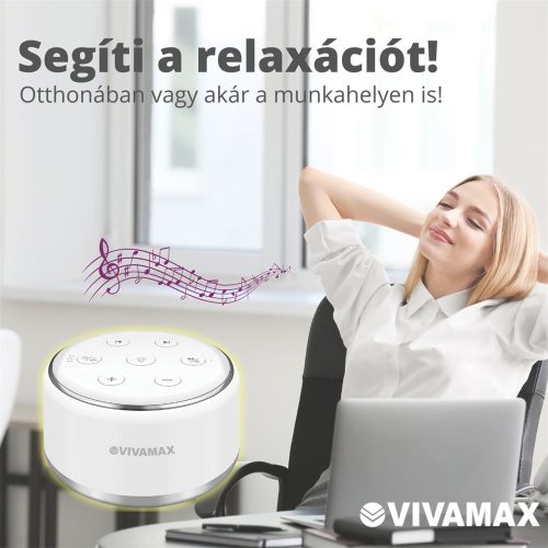 Vivamax Nature&Relax "Compact" hang- és dallamterápiás (fehér zaj) készülék