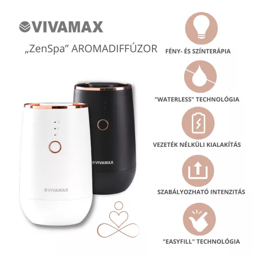 Vivamax ZenSpa wireless aromadiffúzor (fehér)