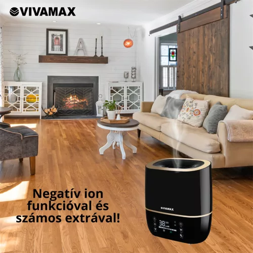 Vivamax Multifunkciós ultrahangos párásító 5l-es víztartállyal