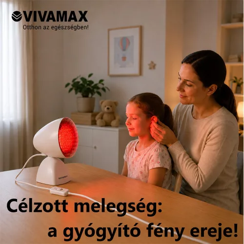 Vivamax Infralámpa (100 W) biztonsági védőborítással
