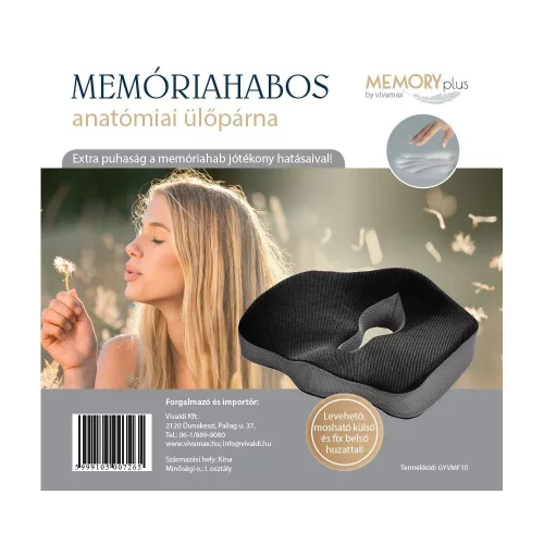 Vivamax Memóriahabos anatómiai ülőpárna