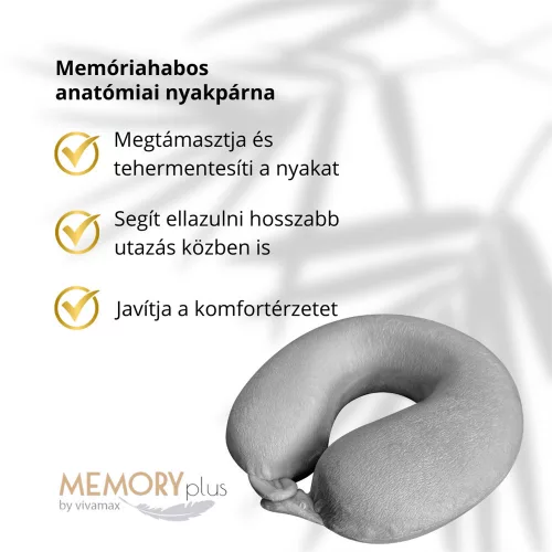 Vivamax Memóriahabos nyakpárna