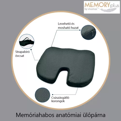 Vivamax Memóriahabos anatómiai ülőpárna