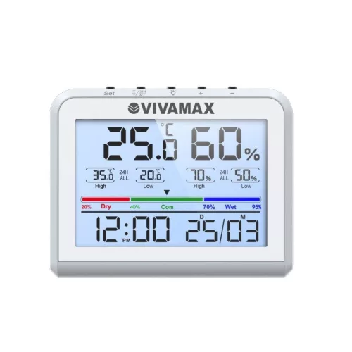 Vivamax Páratartalom- és hőmérő