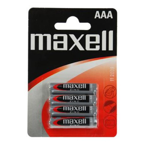 Maxell Cink vékony ceruza elem R03 AAA 4db Maxell Cink vékony ceruza elem R03 AAA 4db