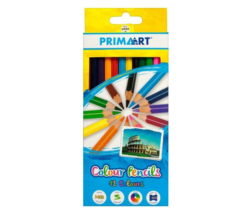 Prima Art színes ceruza készlet - 12 Darab