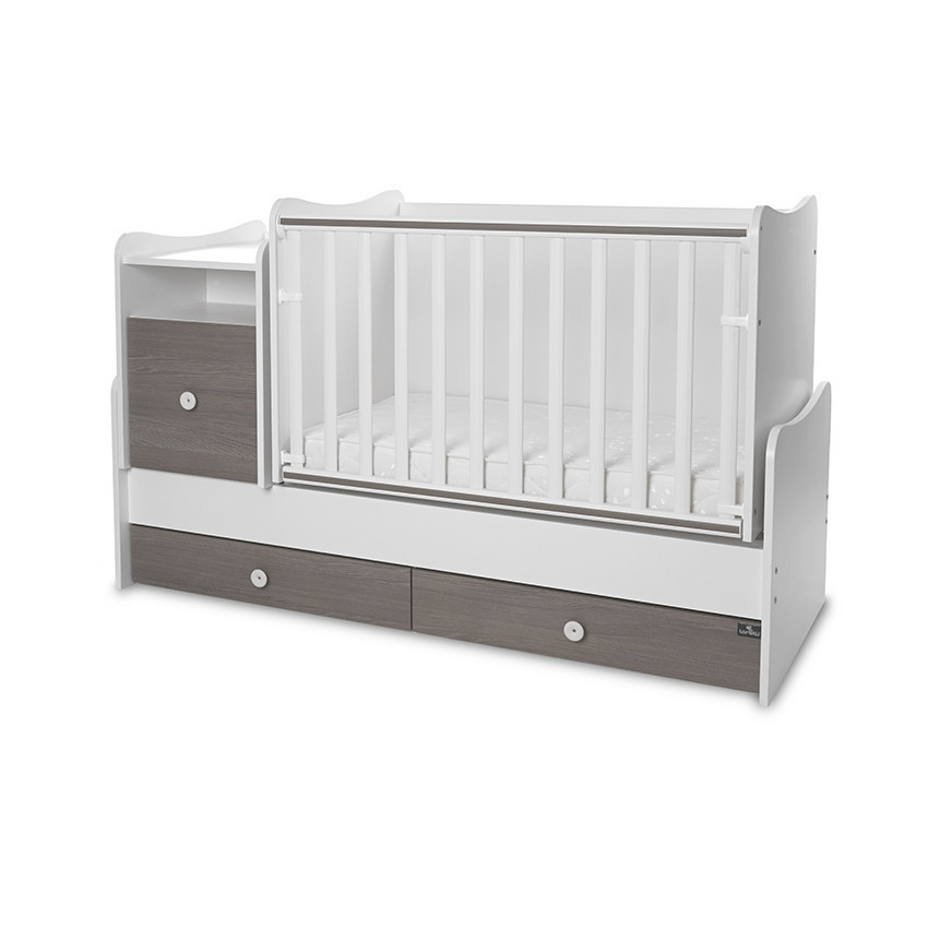 Lorelli Trend PLUS kombi ágy 70x165 - White & Caffe ÚJ Lorelli Trend PLUS kombi ágy 70x165 - White & Caffe ÚJ