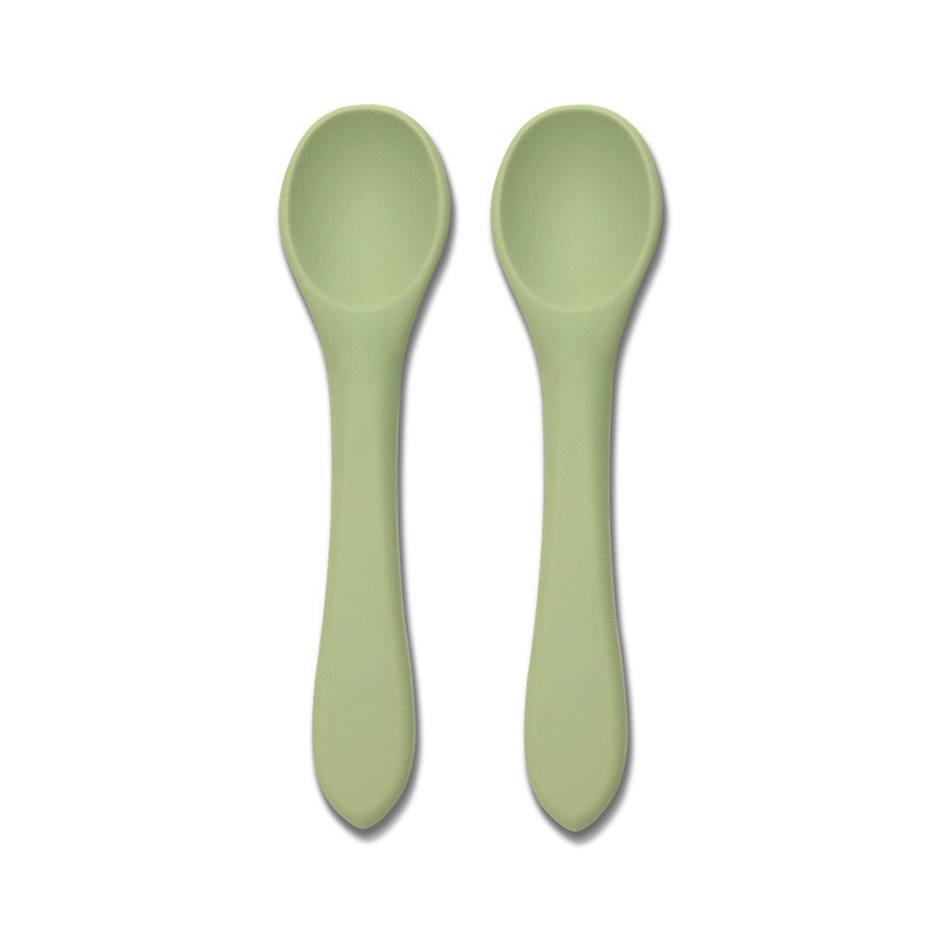 Lorelli Szilikon kanalak, 2 db - fresh green
