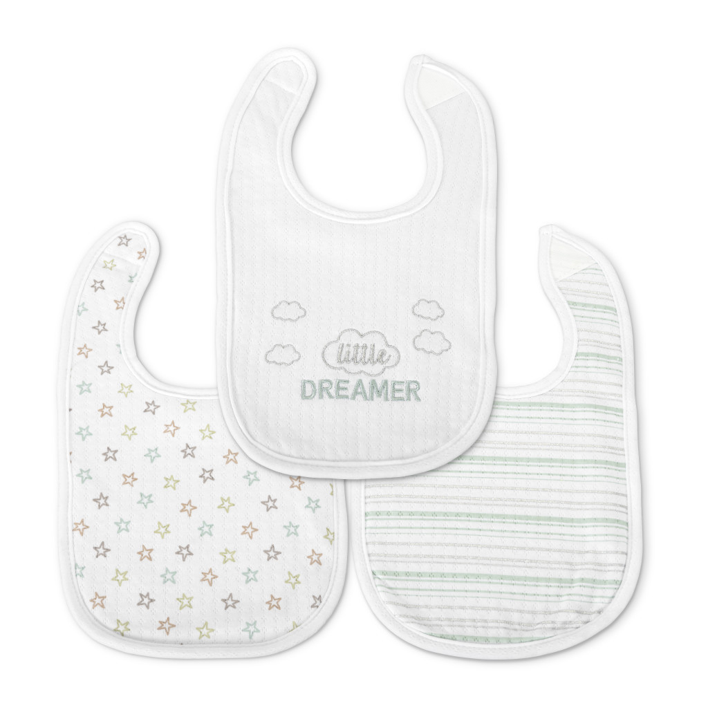 Lorelli Natural tépőzáras előke 3db - Unisex Lorelli Natural tépőzáras előke 3db - Unisex