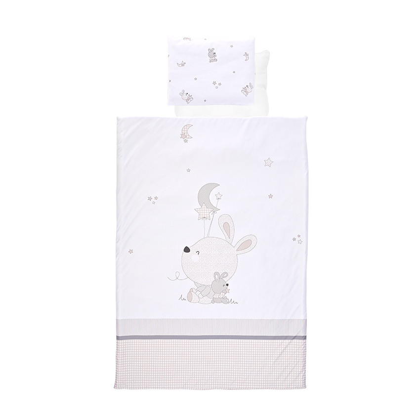 Lorelli 4 részes ágynemű garnitúra - Little Rabbits Grey
