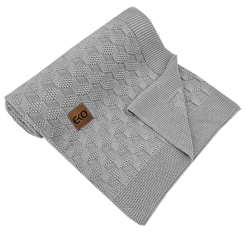 EKO Bambusz takaró 80x100cm - Light Grey