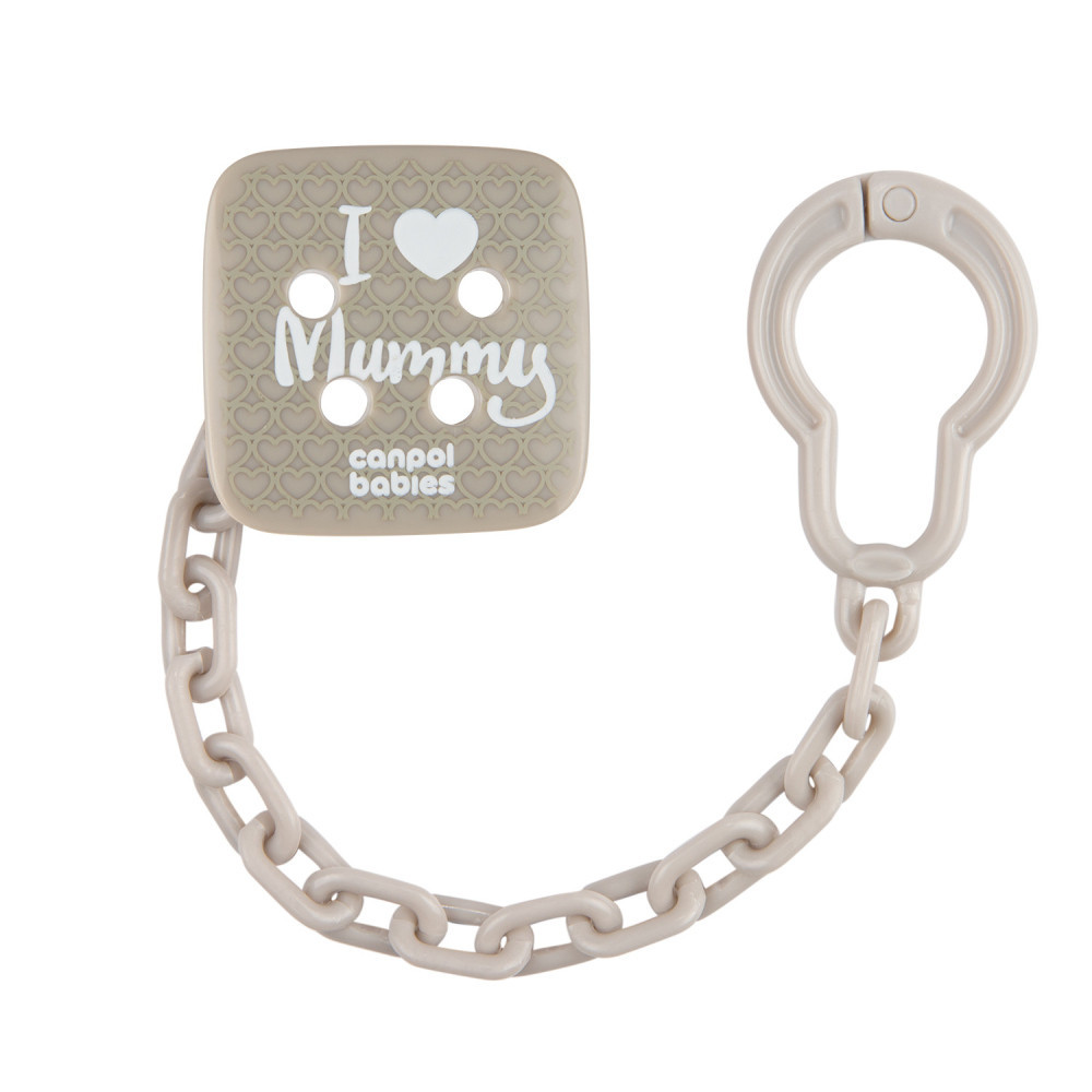 Canpol babies Cumilánc, I LOVE MUMMY - szürke Canpol babies Cumilánc, I LOVE MUMMY - szürke