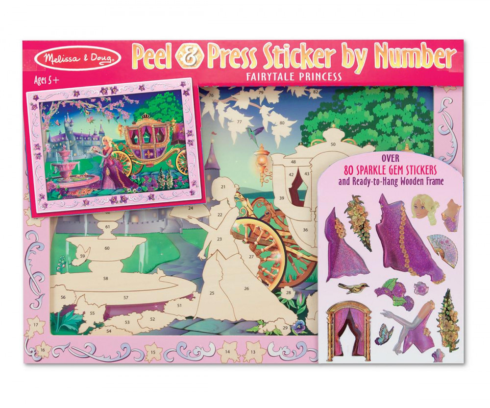 Melissa & Doug Kreatív játék, Számos martica képkészítő, hercegnő