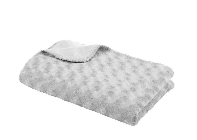 Baby Dan Double Fleece antiallergén takaró, 75x100 cm, szürke Baby Dan Double Fleece antiallergén takaró, 75x100 cm, szürke